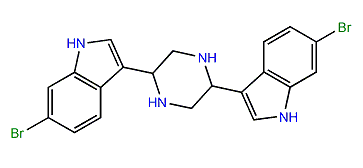 2,5-bis(6-Bromo-3-indolyl)-piperazine